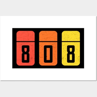 808 // Analog / Retro Dj Posters and Art